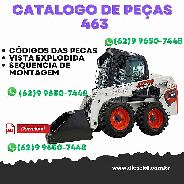 CATALOGO DE PEÇAS MINI CARREGADEIRA  463 BOBCAT