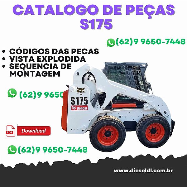 CATÁLOGO DE PEÇAS MINI CARREGADEIRA S175  BOBCAT