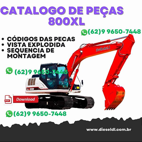 ESQUEMA ELELTRICO ESCAVADEIRA 800XL LINK-BELT