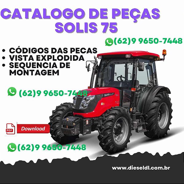 CATÁLOGO DE PEÇAS  TRATOR SOLIS 75 80 90 YANMAR