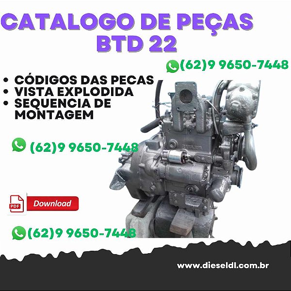 CATÁLOGO DE PEÇAS MOTOR  BT BTD YANMAR
