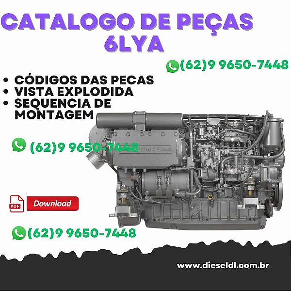 CATÁLOGO DE PEÇAS   MOTOR 6LYA STP/STE/UTE  YANMAR