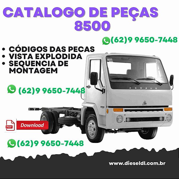 CATALOGO DE PEÇAS CAMINHÃO  8500 AGRALE