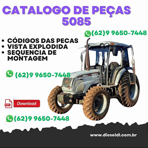 CATALOGO DE PEÇAS TRATOR 5085 AGRALE