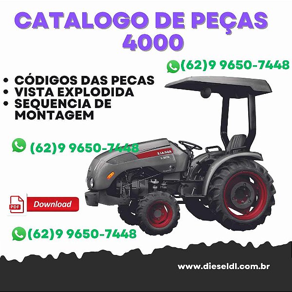 CATALOGO DE PEÇAS  TRATORES LINHA 4000 AGRALE