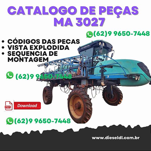 CATALOGO DE PEÇAS PARRUDA MA3027 MA3030 HS  MONTANA