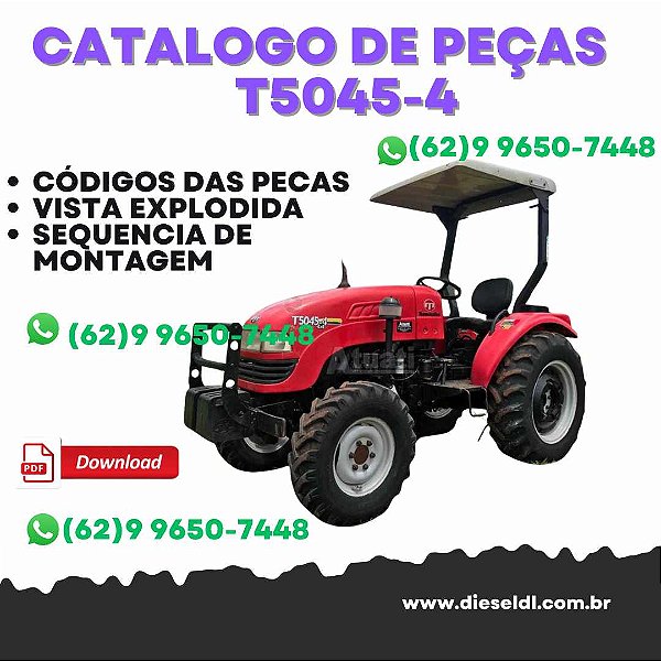CATALOGO DE PEÇAS  TRATOR T5045-4 TRAMONTINI