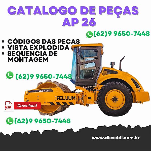 CATALOGO DE PEÇAS ROLO COMPACTADOR AP26 AP30  MULLER