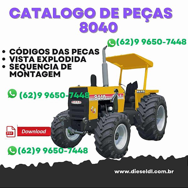 CATALOGO DE PEÇAS TRATOR 8440  CBT