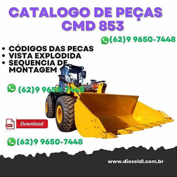 CATALOGO DE PEÇAS CARREGADEIRA CMD853  LONKING
