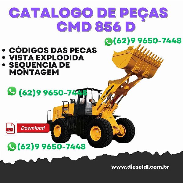CATALOGO DE PEÇAS CARREGADEIRA CMD856D  LONKING