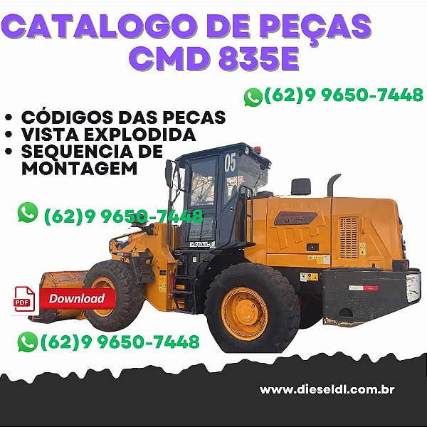 CATALOGO DE PEÇAS CARREGADEIRA CMD 835 E  LONKING