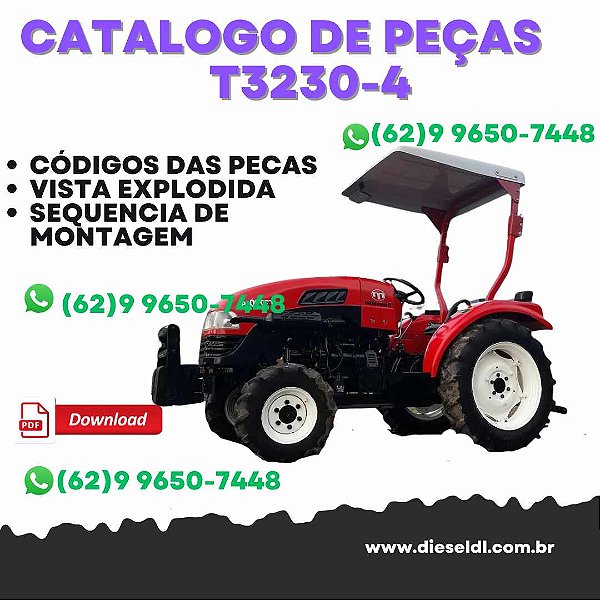 CATALOGO DE PEÇAS TRATOR T3230-4 TRAMONTINI