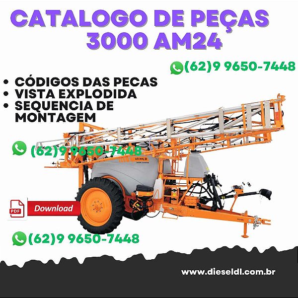 CATALOGO DE PEÇAS PULVERIZADOR ADVANCED 3000 AM24 JACTO