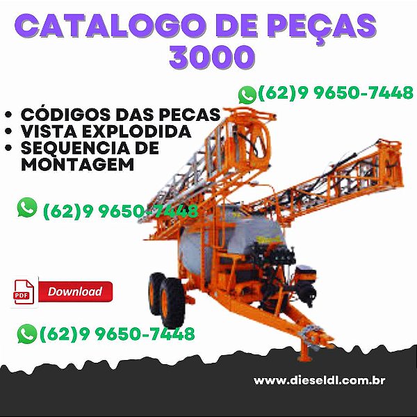 CATALOGO DE PEÇAS PULVERIZADOR ADVANCED 3000  JACTO