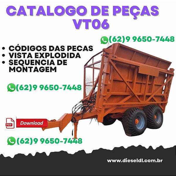 CATÁLOGO DE PEÇAS  TRANSBORDO VT-6  SANTAL
