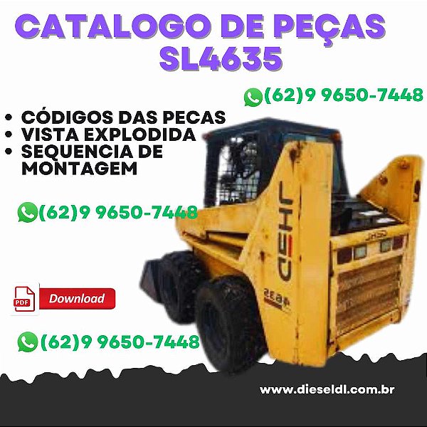 CATÁLOGO DE PEÇAS  MINI CARREGADEIRA SL4635 SL4835 GEHL