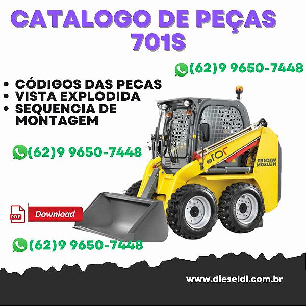 CATÁLOGO DE PEÇAS  MINI CARREGADEIRA 701S 701SP WACKER NEUSON