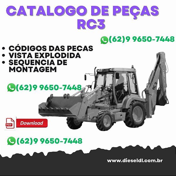 CATÁLOGO DE PEÇAS RETROESCAVADEIRA  RC3 AUSA