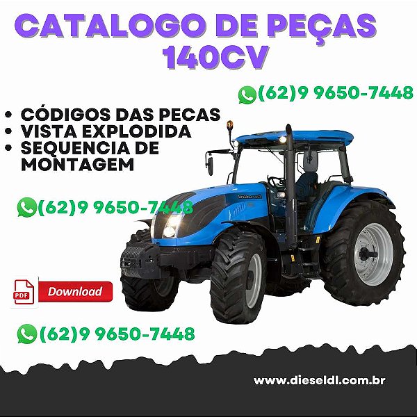 CATÁLOGO DE PEÇAS TRATOR  LANDPOWER 140 CV 165 CV LANDINI