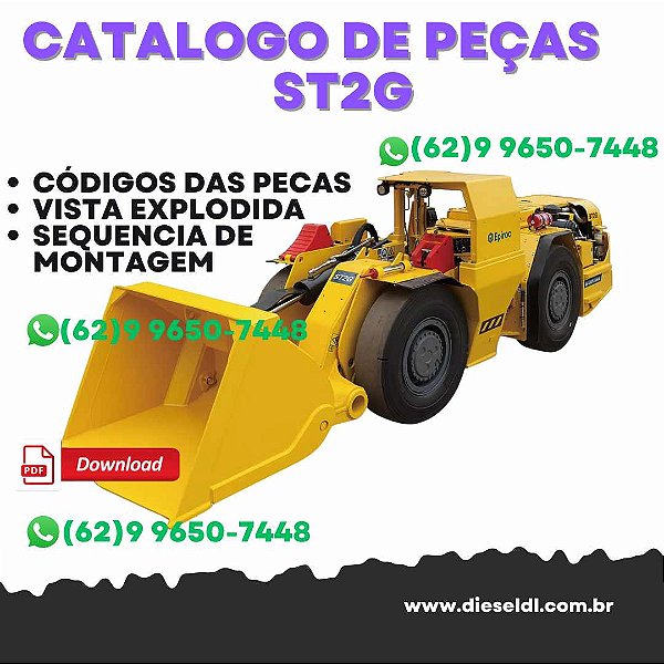 CATÁLOGO DE PEÇAS CARREGADEIRA ST2G ATLAS COPCO