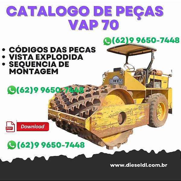 CATÁLOGO DE PEÇAS  ROLO COMPACTADOR VAP 70 MULLER