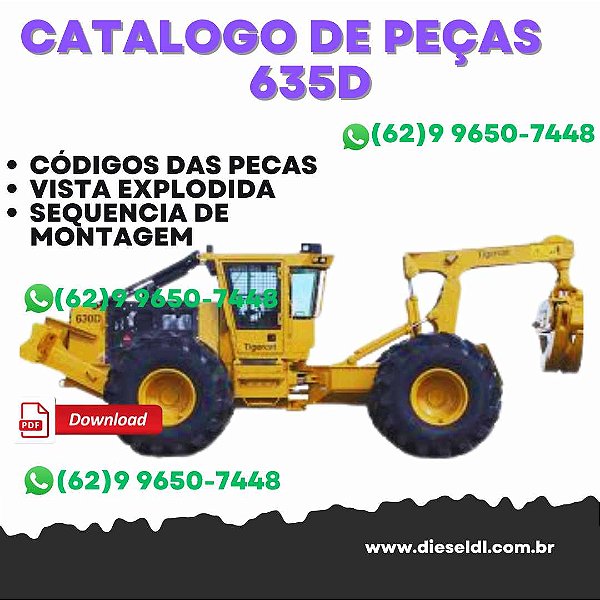 CATÁLOGO DE PEÇAS  SKIDDER  635D TIGERCAT