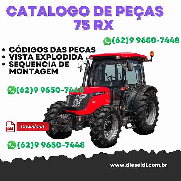 CATÁLOGO DE PEÇAS  TRATOR  50RX 75RX SOLIS