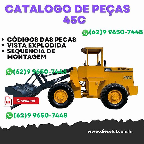 CATÁLOGO DE PEÇAS CARREGADEIRA MICHIGAN 45C CLARK