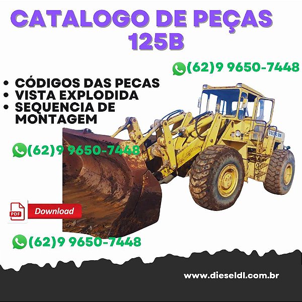 CATÁLOGO DE PEÇAS CARREGADEIRA  125B MICHIGAN