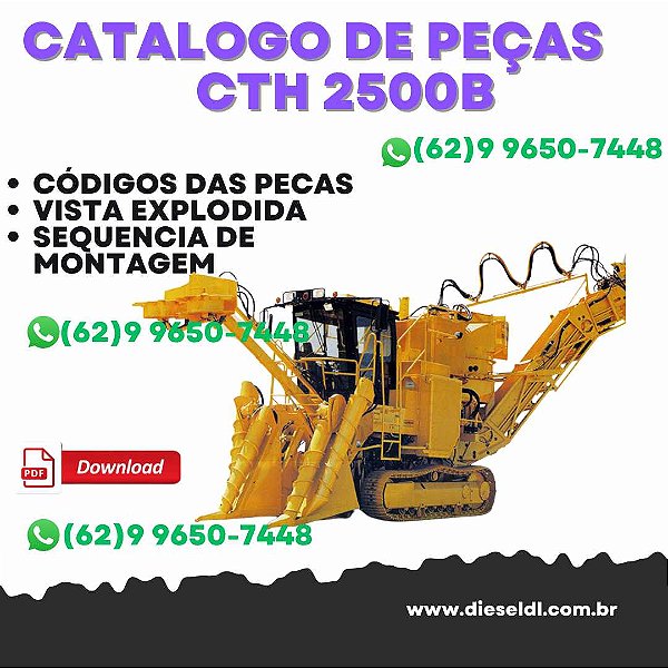 CATÁLOGO DE PEÇAS COLHEDORA CTH 2500B  CAMECO