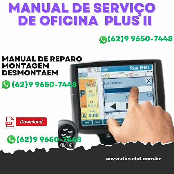 MANUAL DE SERVIÇO  DE OFICINA MONITOR AGRÍCOLA INTELLIVIEW III IV PLUS II NEW HOLLAND