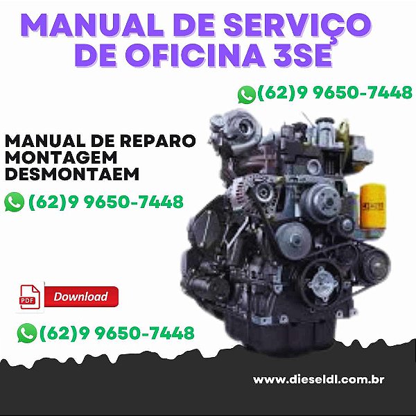 MANUAL DE SERVIÇO DE OFICINA  MOTOR DIESELMAX NIVEL 3 SE JCB