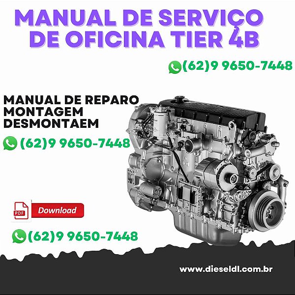 MANUAL DE SERVIÇO DE OFICINA MOTORES CURSOR 9 TIER 4B CASE