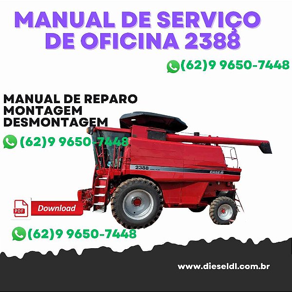 MANUAL DE SERVIÇOS DE OFICINA ELÉTRICA COLHEITADEIRAS SÉRIE 2300 CASE