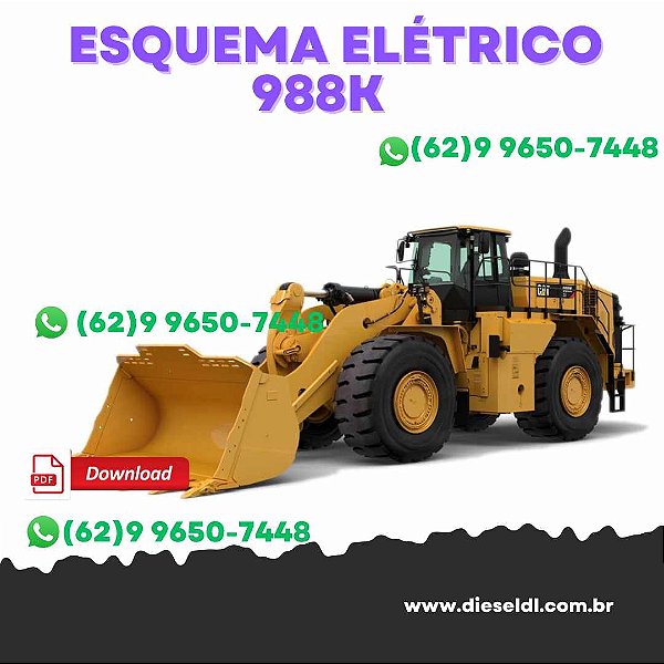ESQUEMA  ELÉTRICO  CARREGADEIRA 988K  CAT