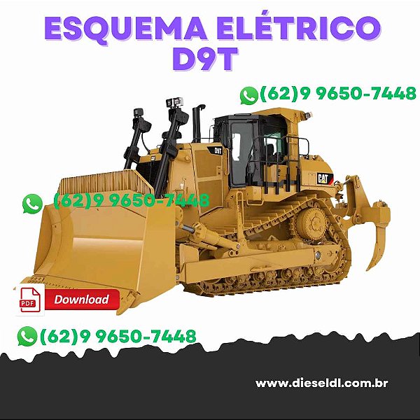 ESQUEMAS ELÉTRICOS TRATOR ESTEIRA D9T CAT