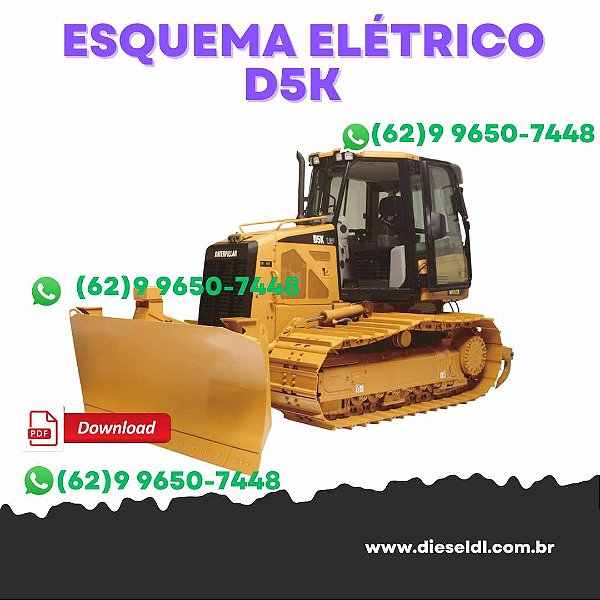 ESQUEMAS ELÉTRICOS D3K D4K D5K TRATORES ESTEIRA CAT