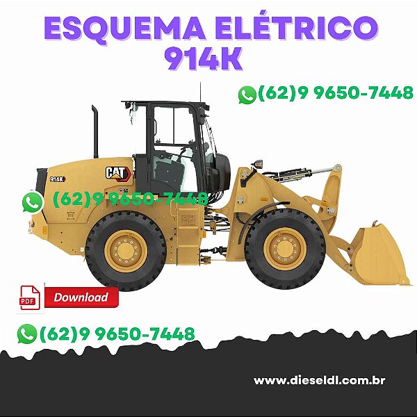 ESQUEMA ELÉTRICO CARREGADEIRA S910K 914K  CAT
