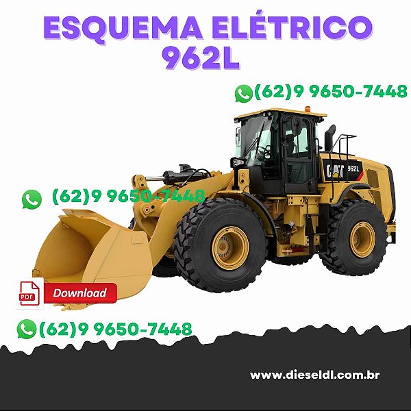 ESQUEMA ELÉTRICO  CARREGADEIRA 950L 962L CAT
