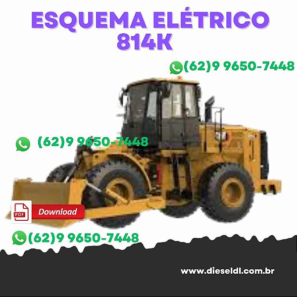 ESQUEMA ELÉTRICO CARREGADEIRA  814K CAT