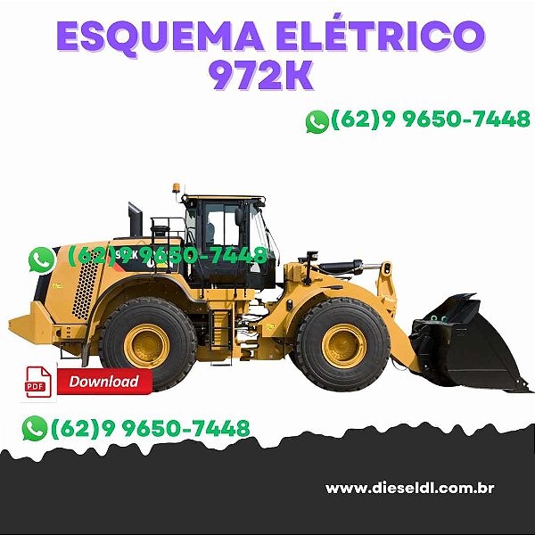 ESQUEMA ELÉTRICO CARREGADEIRA  966K 972K CAT
