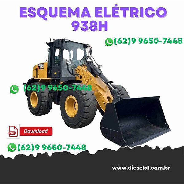ESQUEMA ELÉTRICO CARREGADEIRA 938H  CAT