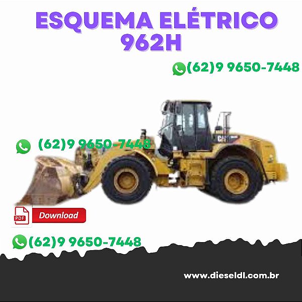 ESQUEMA ELÉTRICO CARREGADEIRA 950H 962H  CAT