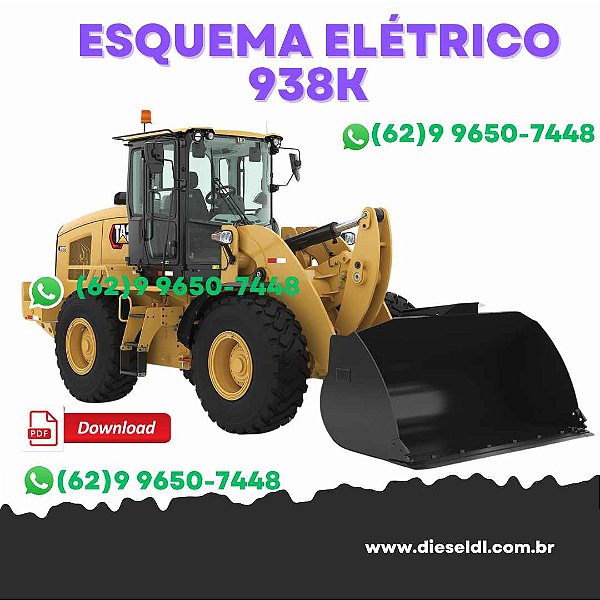 ESQUEMA ELÉTRICO CARREGADEIRA 924K 930K 938K CAT