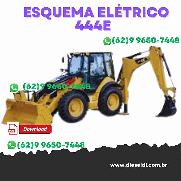 ESQUEMA ELÉTRICO RETROESCAVADEIRAS  420E 430E 432E 434E 442E 444E CAT