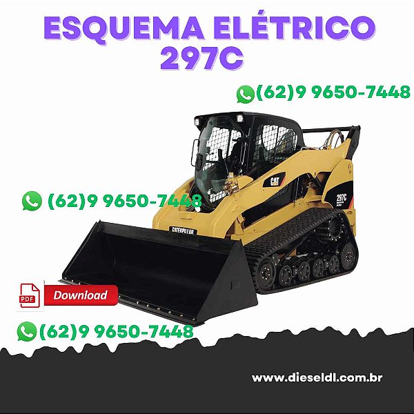 ESQUEMA ELÉTRICO MINI CARREGADEIRAS 246C 256C 262C 272C 277C 287C 297C  CAT