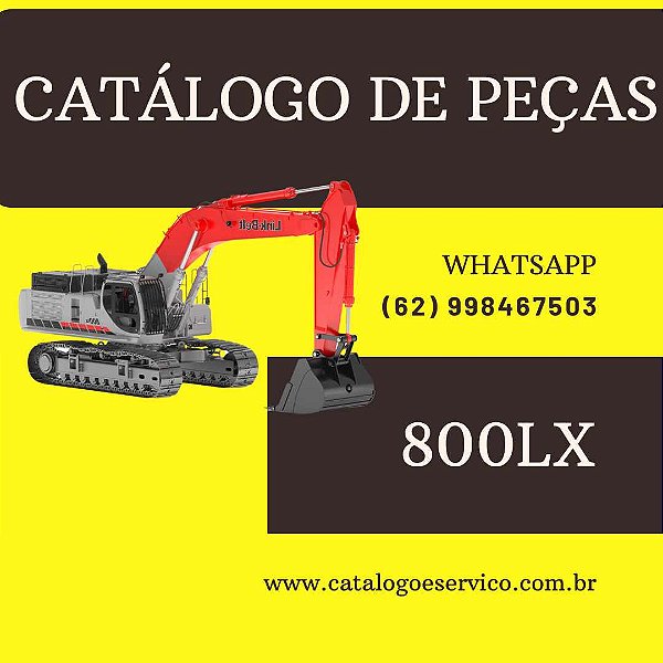 CATÁLOGO DE PEÇAS ESCAVADEIRA 800 LX SERIE 3  LINK-BELT