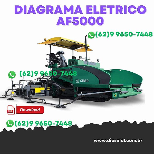 DIAGRAMA ELÉTRICO VIBRO ACABADORA AF5000 CIBER