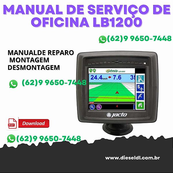 MANUAL DE SERVIÇO DE OFICINA OTMIS LB1200  JACTO